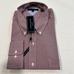 Mens Tommy Hilfiger Reg Long Sleeves Button Shirt 18 36/37